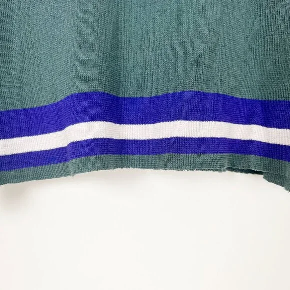 Vintage Missoni Knit Sweater Cropped Distressed Long Sleeve Blouse Top Shirt - Picture 6 of 8